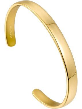 14K Gold Plated Cuff Bangle Bracelet for Women - Elegant Fashion Jewelry